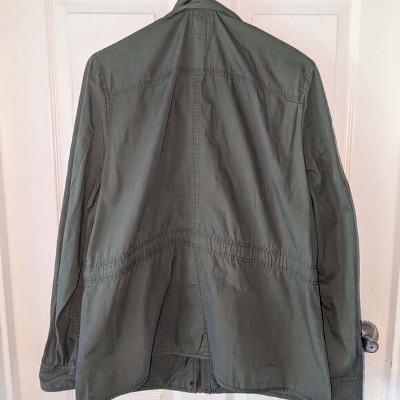 Women's St. John's Bay Utility jacket - olive green, XL - Picture 2 of 5